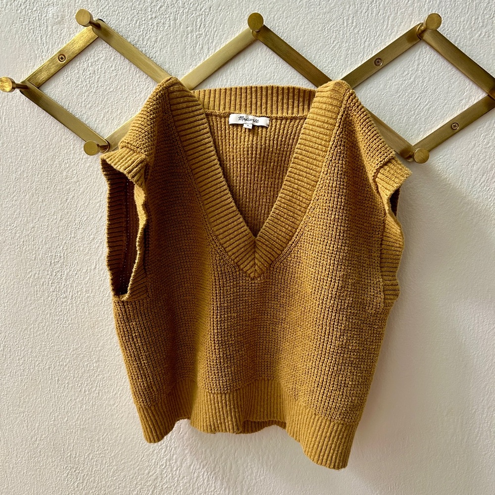 Madewell sweater vest size M